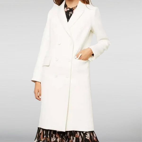 Hoda Kotb White Trench Coat