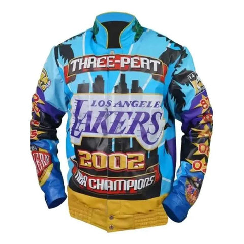 Los Angeles Lakers Championships Leather Jacket