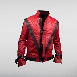 michael jackson red leather jacket