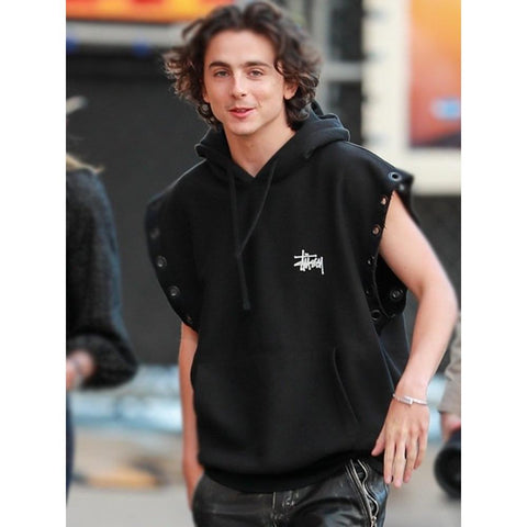 Timothee Chalamet Sleeveless Hoodie