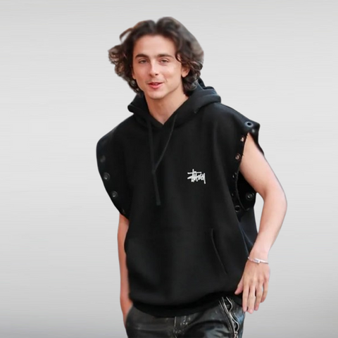 Timothee Chalamet Sleeveless Hoodie