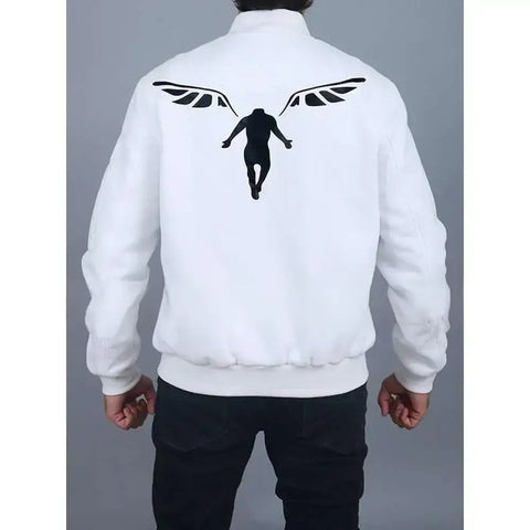 Team Valhalla Tokyo Revengers White Bomber Jacket