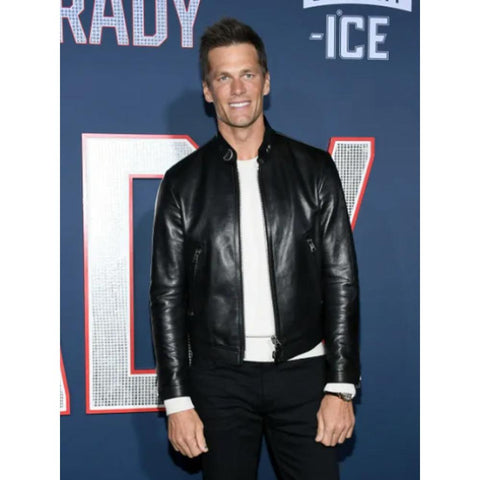 Tom Brady Los Angeles House Black Leather Jacket