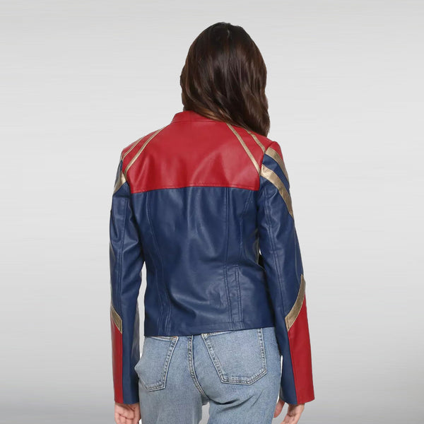 Captain Marvel Star Leather Jacket