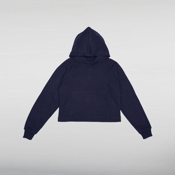 Short Length Black vwoolo hoodie