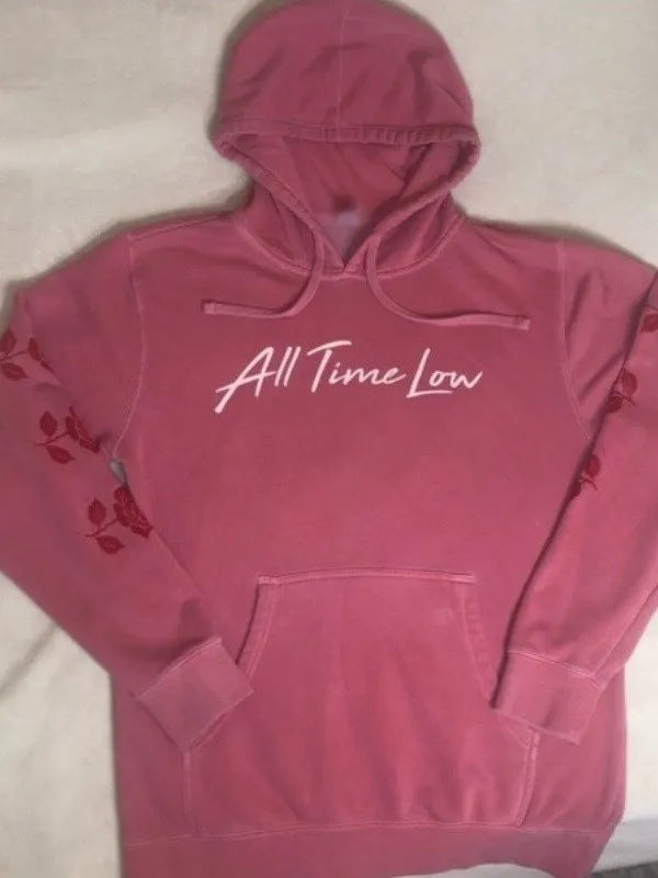 Valentines Time Low Pink Hoodie