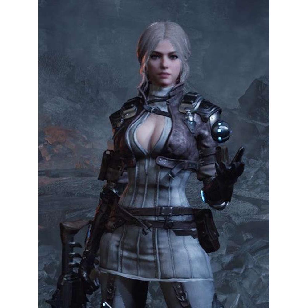Viessa Costume Jacket - Viessa Crop Leather Jacket — Cosplay Street