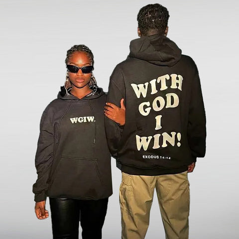 With God I Win Hoodie