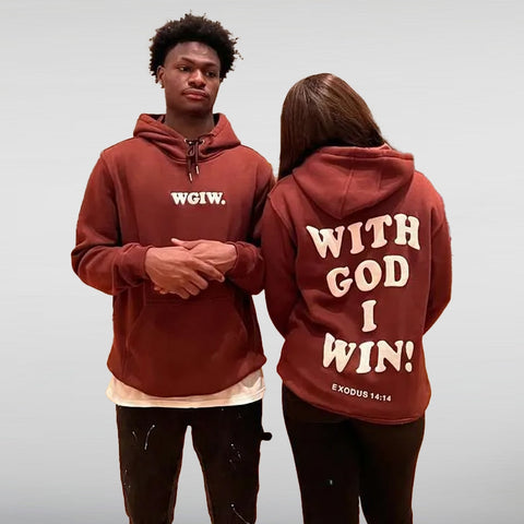 With God I Win Hoodie