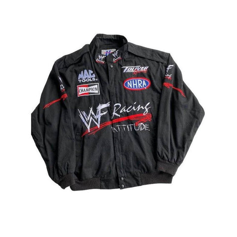 Wwf Racing Black Jacket