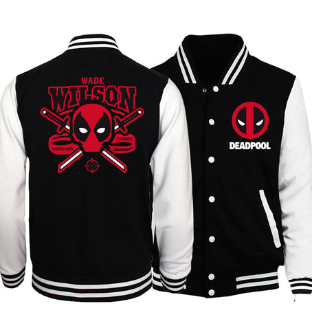 Wade Wilson Deadpool Varsity Jacket