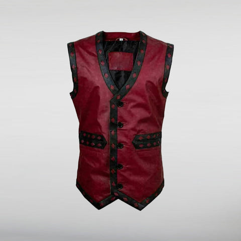 James Remar Warriors Leather Vest