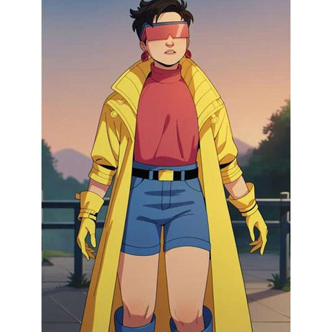 Animated Series X Men Yellow Trench Coat