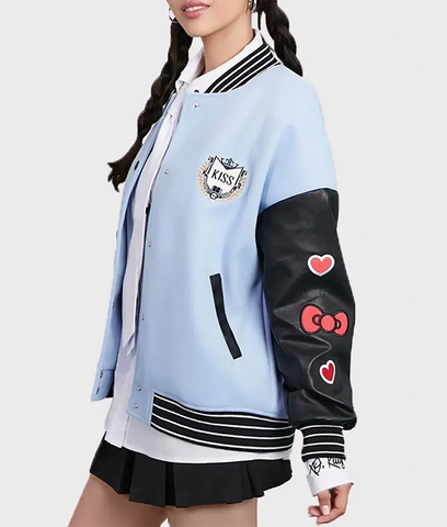 Pink Hello Kitty Varsity Jacket