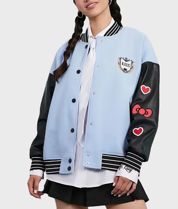 Pink Hello Kitty Varsity Jacket