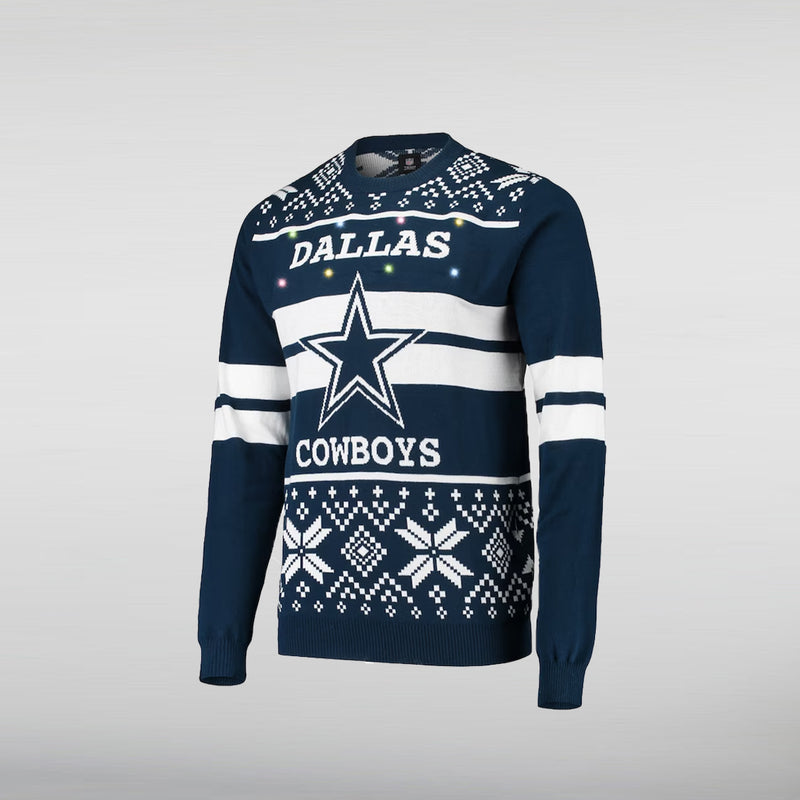 Dallas Cowboy Light Up Ugly Sweater