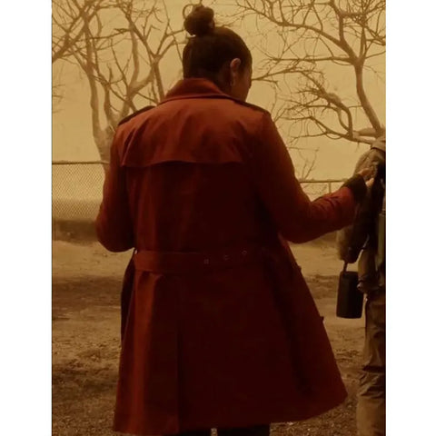 Amanda Lucas Dark Matter Red Trench Coat