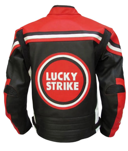 Lucky Strike Leather Motorcycle Jacket