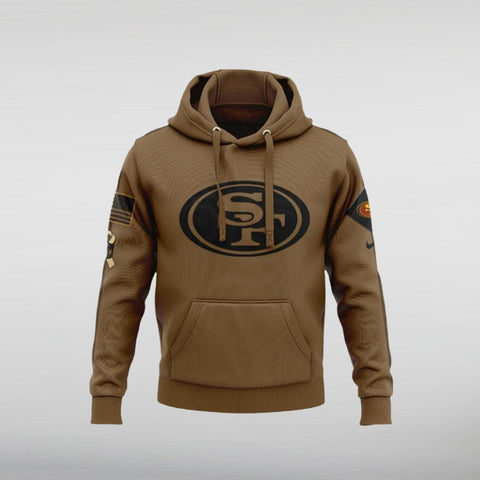 49ers hoodie salute to service Hoodie