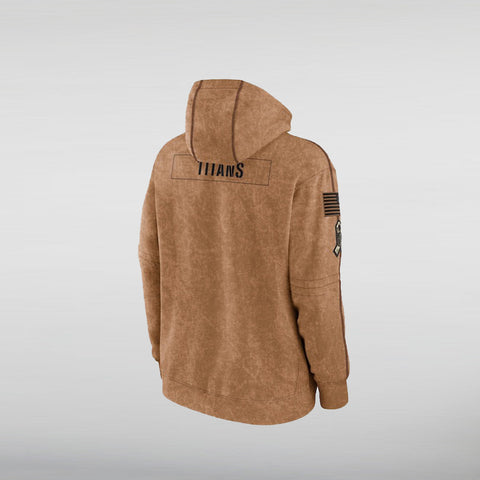 Titans Salute To Service Hoodie Back