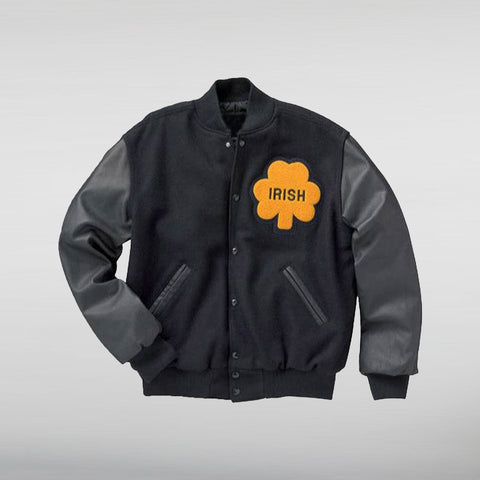 Rudy Ruettiger Notre Dame Irish Bomber Jacket