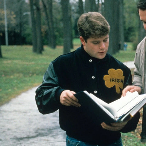 Rudy Ruettiger Notre Dame Irish Bomber Jacket