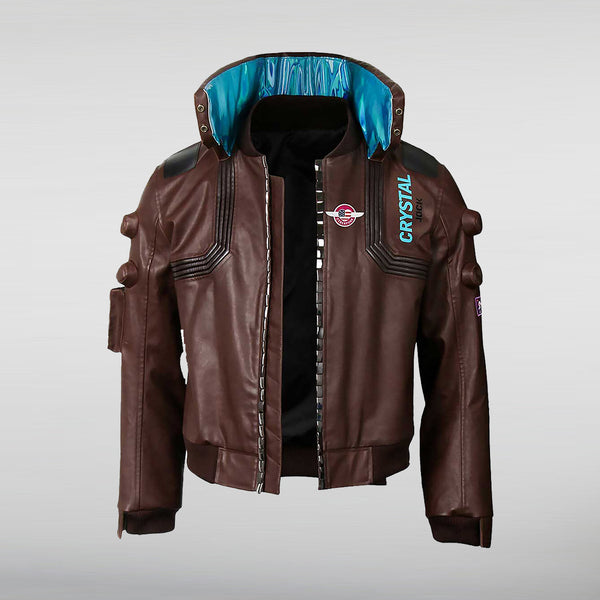 Johnny Silverhand Cyberpunk Samurai Brown Leather Jacket