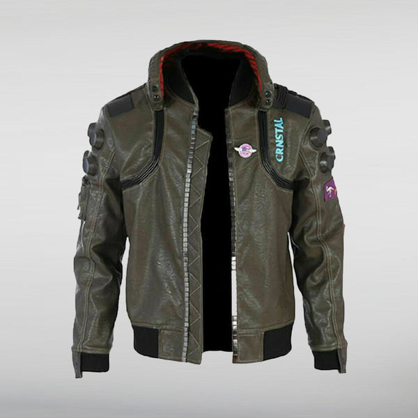 Cyberpunk Samurai Leather Jacket