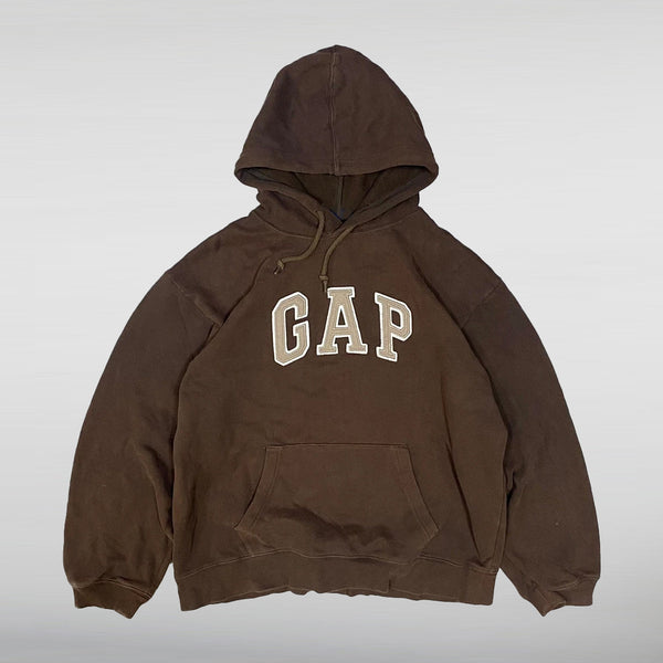 Vintage GAP Logo Brown Pullover Unisex Hoodie