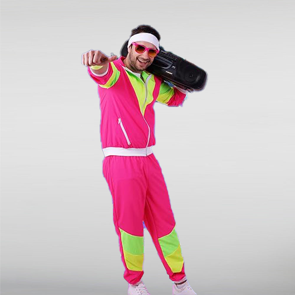 90s Windbreaker Tracksuit - Shell Suit Costume — Cosplay Street