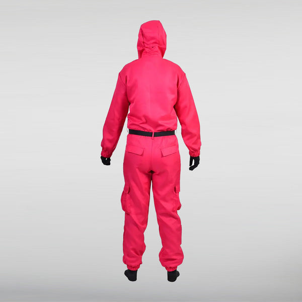Squid Game Pink Guard Costume