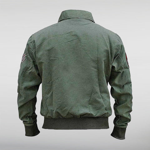 Top Gun Green Cotton Jacket