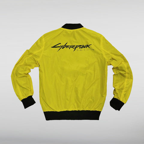 Cyberpunk Bomber Yellow Jacket