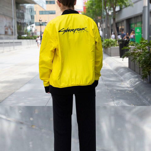 Cyberpunk Bomber Yellow Jacket